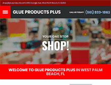 Tablet Screenshot of glueproducts.com